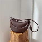 کیف شانه ای مد چرمی Pu Meniscusکراس بادی کوچک لوکس