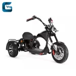 موتور سیکلت سه چرخ برقی 2000w 60v  ساعت