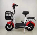 اسکوتر برقی 14 اینچ سبک 350 وات موتور تمام مسی 48 ولت باتری سرب اسید تولید کننده ebike