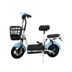 اسکوتر برقی 14 اینچ سبک 350 وات موتور تمام مسی 48 ولت باتری سرب اسید تولید کننده ebike - Image 2