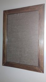 قاب عکس چوبی دستساز زمینه مخمل ابعاد 21*30