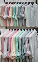 پیراهن ساده از جنس نخ مناسب سایز لارج تا سه ایکس لارج