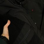 کاپشن مردانه مشکی پایین کش سانتانا ضد آب داخل پشم شیشه آستر تمام خز
