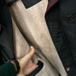 کاپشن مردانه مشکی کلاه‌دار اوری آستر تمام خز داخل پشم شیشه مموری ضخیم ضد‌ آب جیب داخل