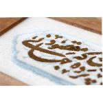 تابلو فرش طرح ای پردهنشین حرم غیب الهی زمینه سفید - Image 2