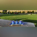 ست چایی خوری دو نفره با سینی مستطیل مینا کاری شده - Image 2