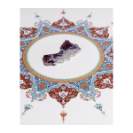 تابلو تذهیب  با  عقیق شجر طرح عمان - Image 2