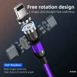 کابل های مغناطیسی USB با چرخش 540 درجه - Image 2