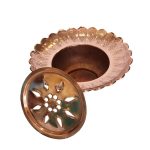 آفتابه لگن طرح دار مسی سایز 52*28*28 برند صبا مس - Image 2
