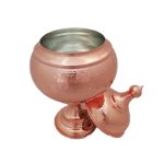 آجیل خوری مسی گنبدی پایه دار کد ZH213.3 سایز 33*12*12 برند صبا مس - Image 2