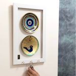 تابلو جا کلیدی چشم نظر طلاکوب 25*41 - Image 2