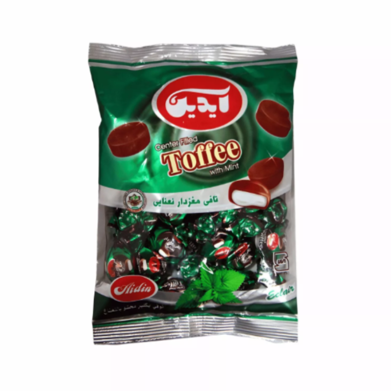 852082 تافي مغزدار نعنایی 500گرم آیدین - Image 1