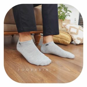 جوراب مردانه نخی نیم ساق