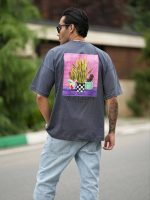 تیشرت نخ پنبه طرح WE ALL GROW مردانه - Image 2