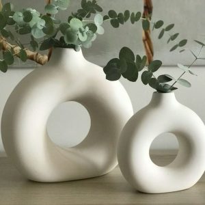 ست گلدان دکوری مینیمال حلقه