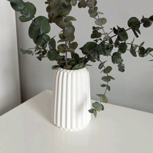 گلدان دکوری مینیمال شیار