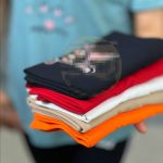تیشرت زنانه جنس پنبه اعلا یقه هفت آستین دوبل طرح خرگوش - Image 2