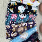 شورتک زنانه جنس مخمل طرح های فانتزی - Image 2