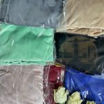 ست کراپ شورتک زنانه جنس مخمل روباهی طرح ساده - Image 2