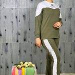 ست بلوز شلوار زنانه جنس دورس طرح chanel - Image 3
