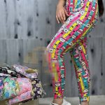 شلوار زنانه جنس مخمل طرح های عروسکی - Image 3
