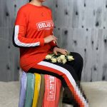 ست بلوز شلوار زنانه جنس دورس طرح believe - Image 3