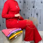 ست بلوز شلوار زنانه جنس دورس طرح نایک