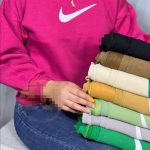 بلوز زنانه جنس دورس تو کرکی طرح نایک