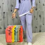 ست بلوز شلوار زنانه جنس دورس طرح جردن