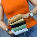 کراپ زنانه جنس فانریپ یقه طرح اشکی - Image 2