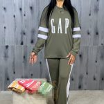 ست بلوز شلوار زنانه جنس دورس طرح GAP - Image 3