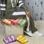 ست بلوز شلوار زنانه جنس دورس طرح GAP