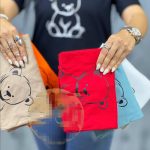 تیشرت زنانه جنس پنبه اعلا طرح تدی خرس - Image 2