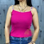 تاپ زنانه بند زنجیری جنس فانریپ - Image 3