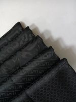 روسری ابریشم ژاکارد قواره ۱۴۰ روی سر لیز نمیخورد پرزدهی ندارد و کار مجلسی و شیکی هست - Image 2