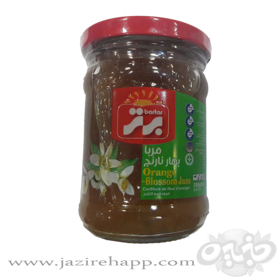852959 مربا بهار نارنج ۲۸۰گرمی شیشه برتر - Image 1