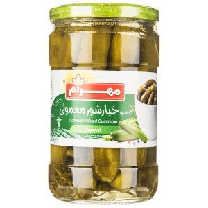 خیارشور معمولی 650گرم مهرام