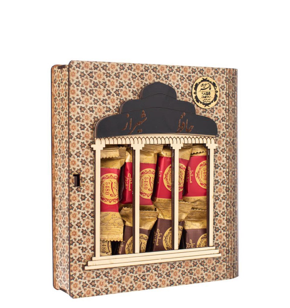 853232 حلوا مسقطی مغزدار طرح چوب حافظ - Image 1