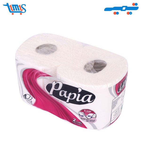 853284 دستمال توالت دوقلو پاپیا papia - Image 1