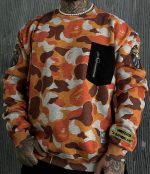بلوز دورس مردانه 3سایز طرح Bape - Image 2
