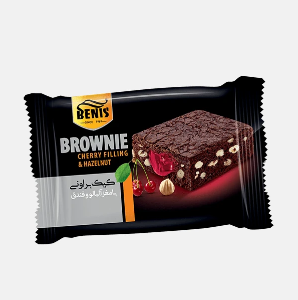 1 براونی 80 گرمی بنیس آلبالویی - Image 1