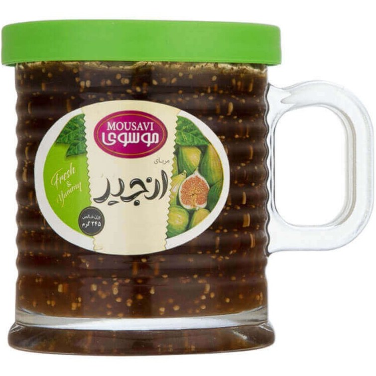 ijFupqEJVvL4oEvR مربا انجیر طرح ویکتوریا 245گرم موسوی - Image 1