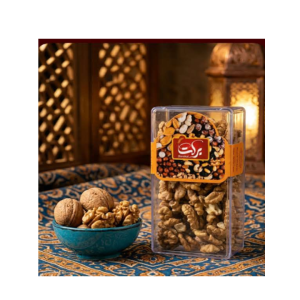 مغز گردو برکت 170 گرم کریستالی